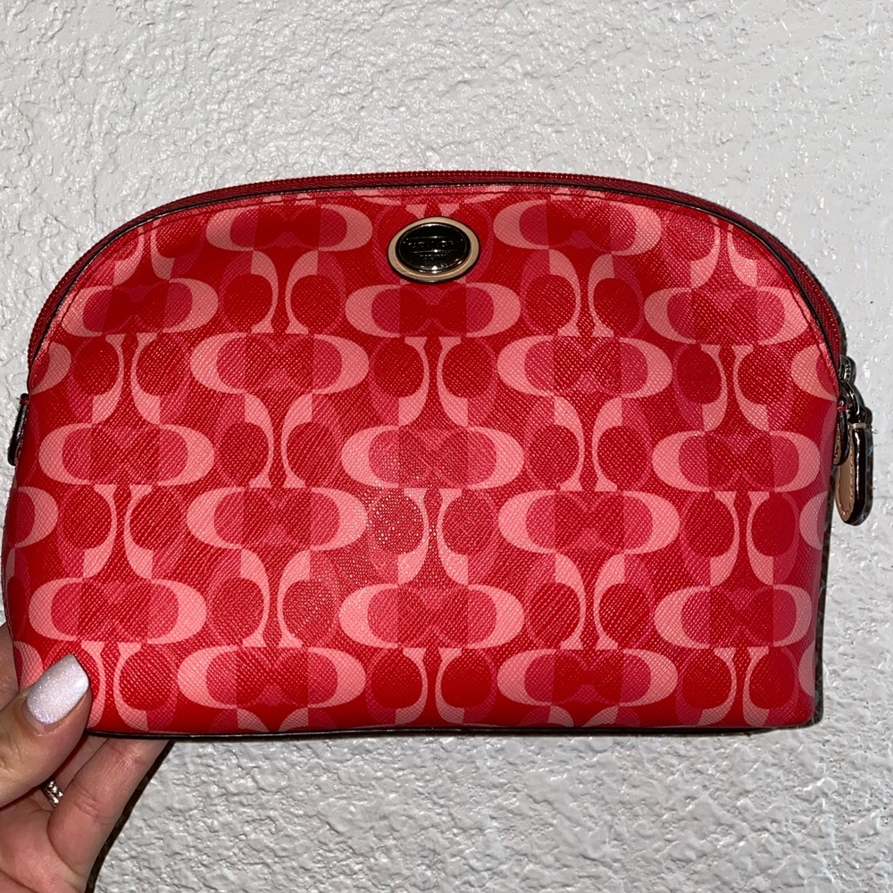 Coach makeup bag